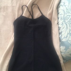 Lululemon Black Power Y Tank